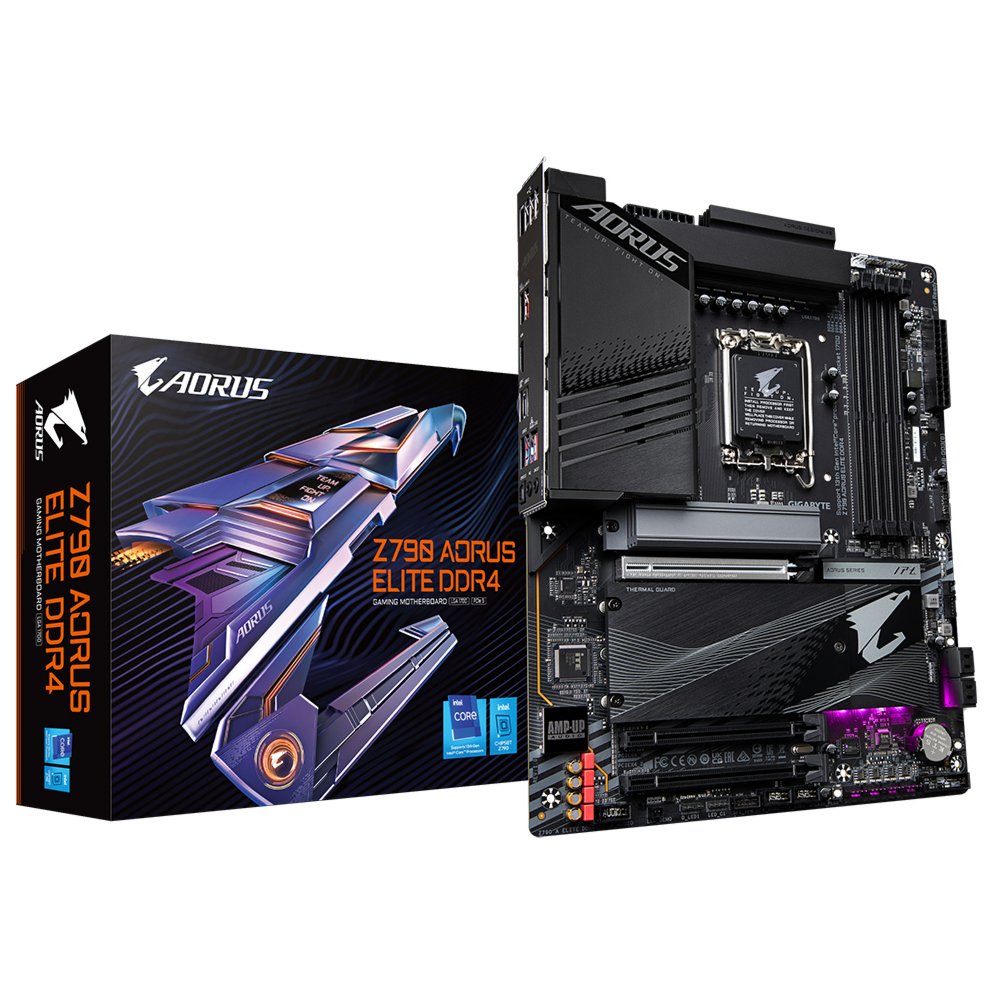 Gigabyte Z790 AORUS ELITE DDR4 | Socket LGA 1700 | Intel Z790 | 4xDDR4 | ATX | Moederbord - Matmuis